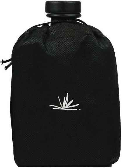 Cubre polvo de tela negra con el agave de Tequila DSGN
