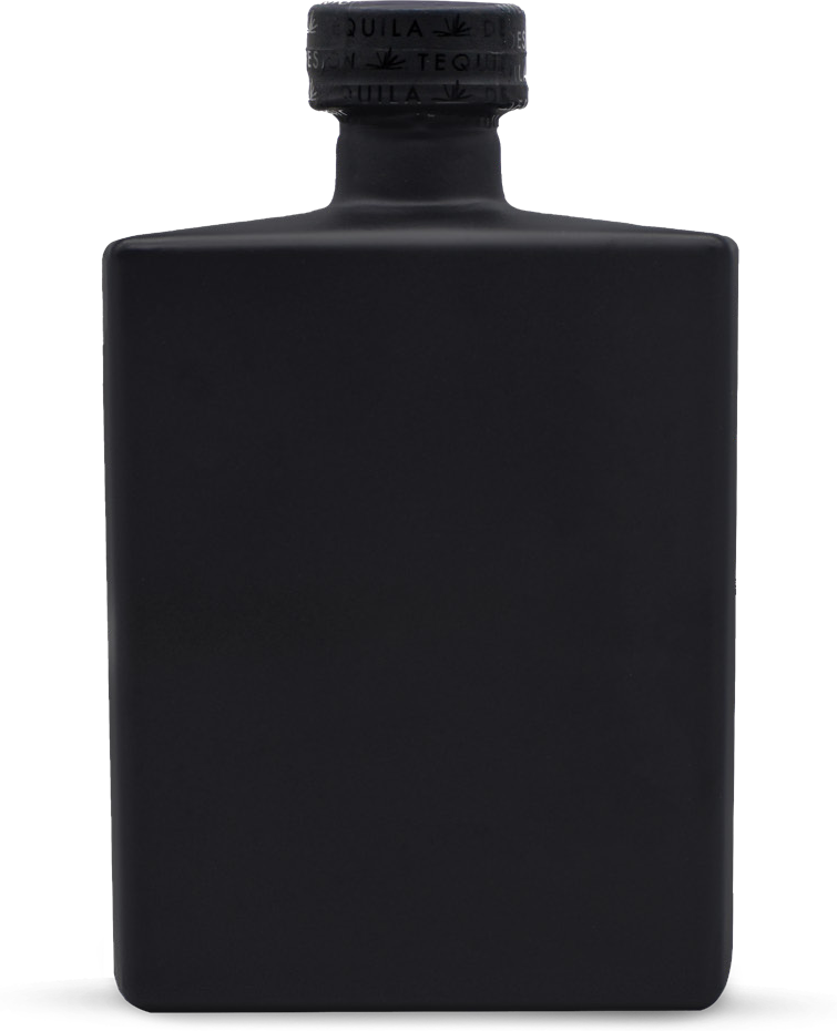 Botella Master de 750 ml en vidrio negro mate