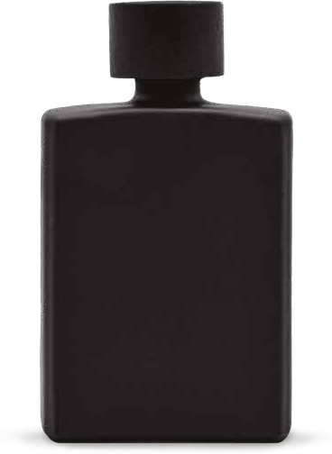 Botella Pocket en vidrio negro mate